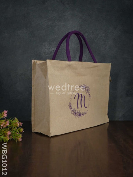 Customizable Juco Bag - Wedding Wbg1012 Jute Bags