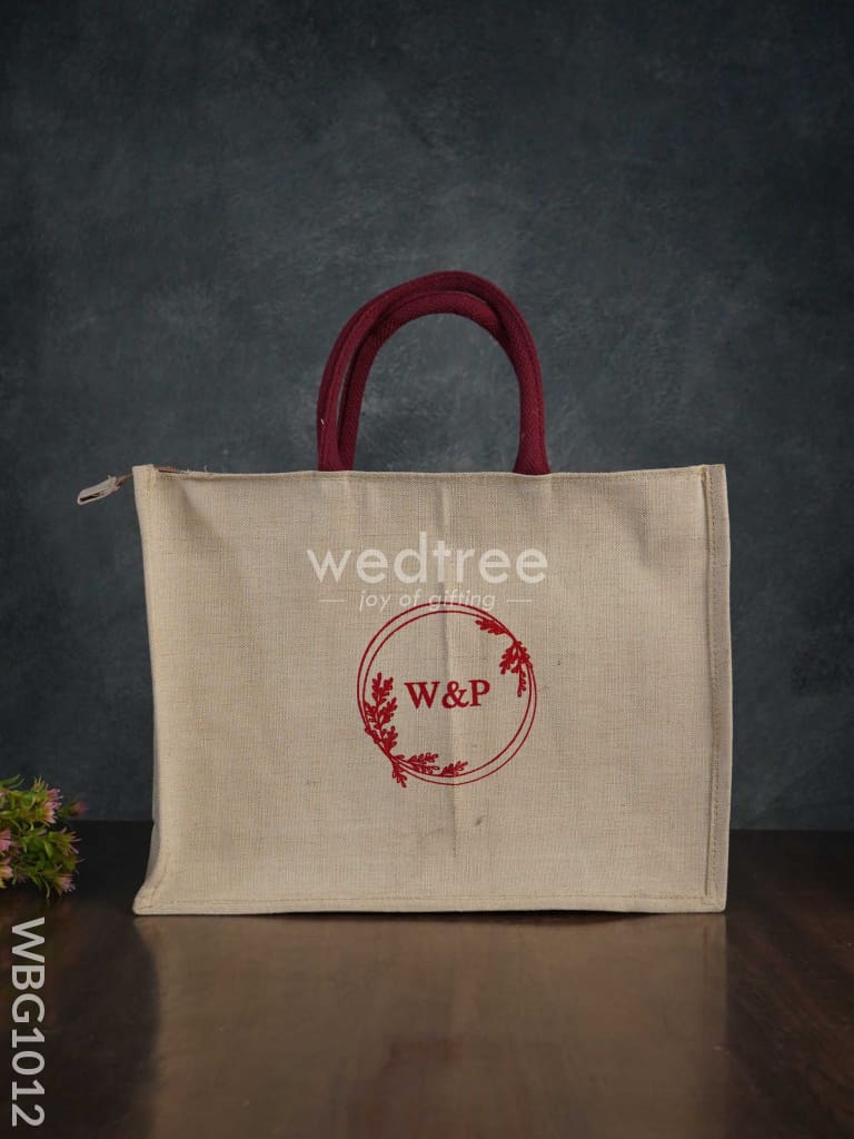 Customizable Juco Bag - Wedding Wbg1012 Jute Bags