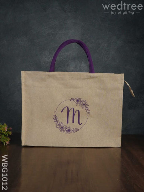 Customizable Juco Bag - Wedding Wbg1012 Jute Bags