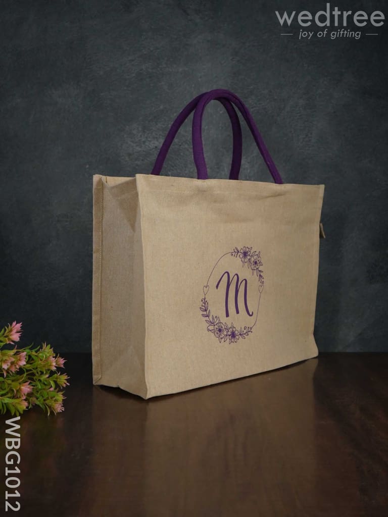 Customizable Juco Bag - Wedding Wbg1012 Jute Bags