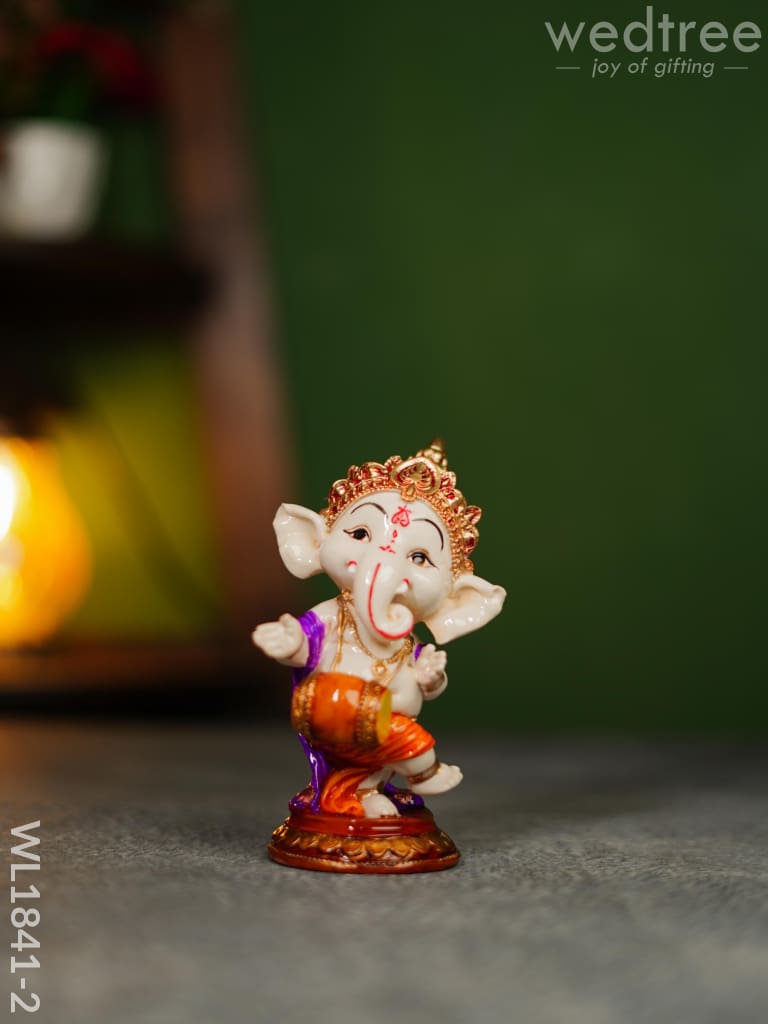 Cute Dancing Ganesh - Wl1841-2 Home Decors