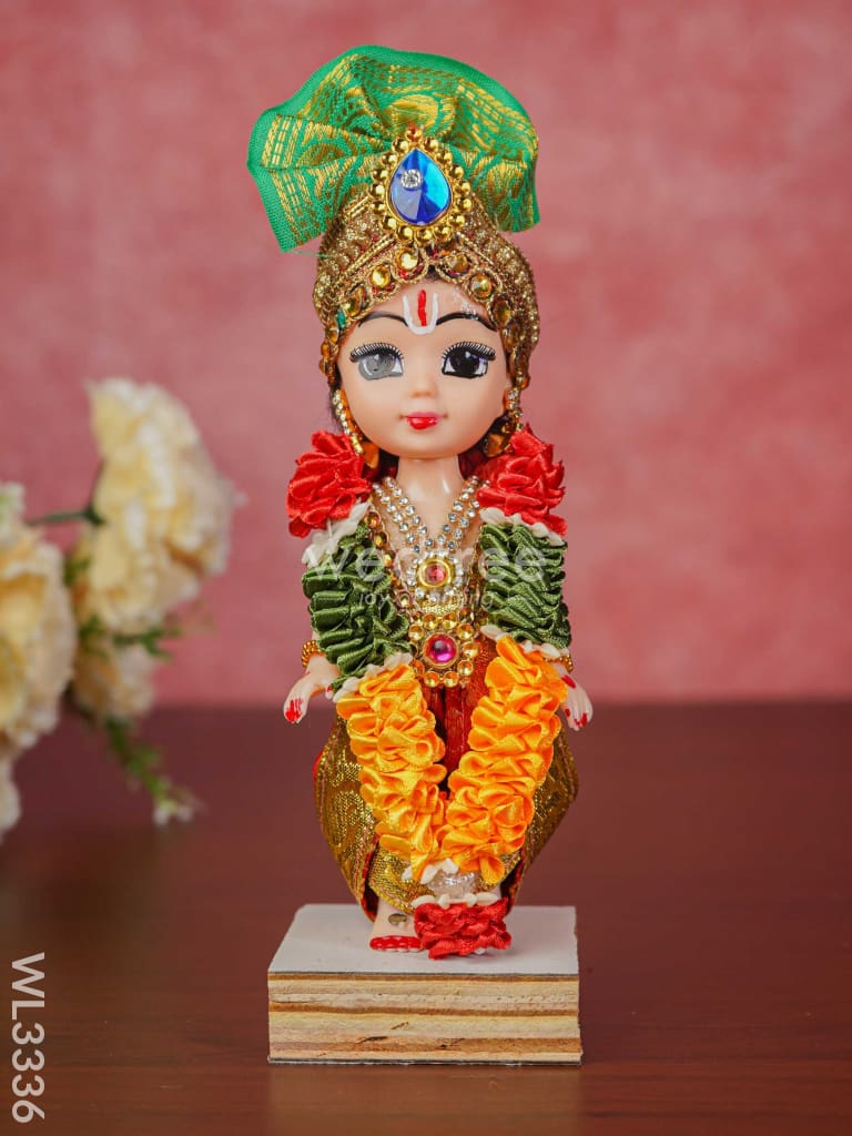 Cute Krishna Doll - 8 Inch Wl3336 Dolls