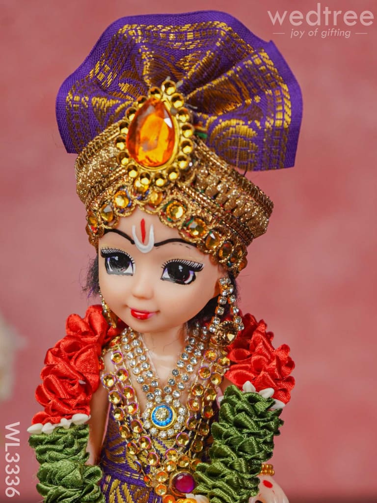 Cute Krishna Doll - 8 Inch Wl3336 Dolls