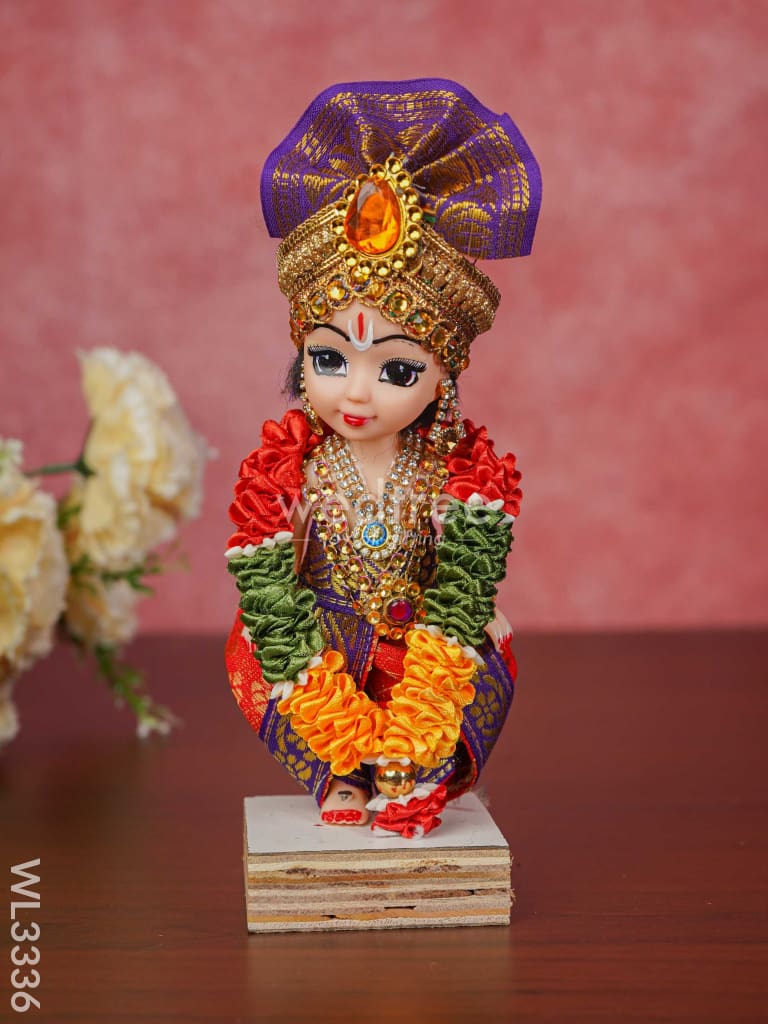 Cute Krishna Doll - 8 Inch Wl3336 Dolls