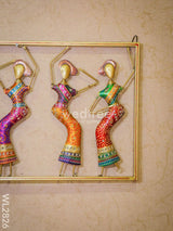 Dancing Dolls Wall Hanging Frame - Wl2826 Metal Decor