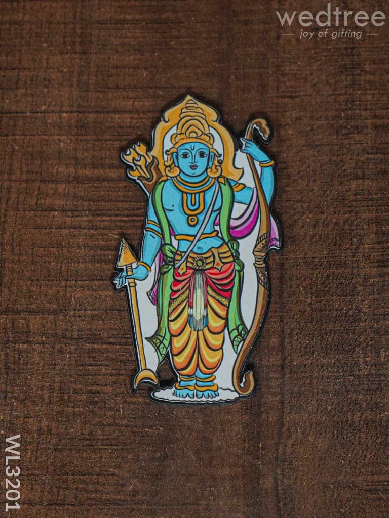 Dasavatharam Fridge Magnet Set - Wl3201 Wooden Decor