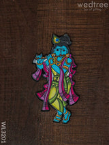 Dasavatharam Fridge Magnet Set - Wl3201 Wooden Decor