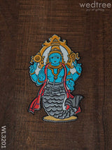 Dasavatharam Fridge Magnet Set - Wl3201 Wooden Decor