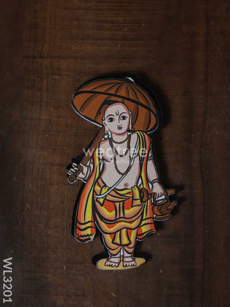 Dasavatharam Fridge Magnet Set - Wl3201 Wooden Decor