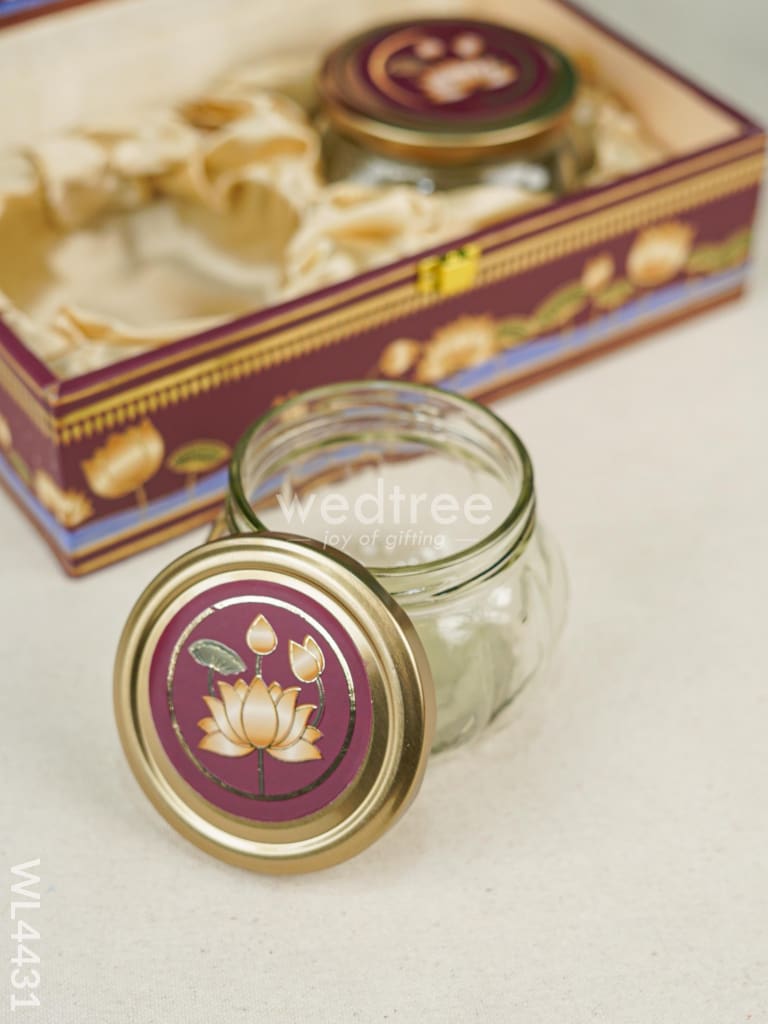 Decorative 2 Jar Dry Fruit Box - Pichwai Wl4431