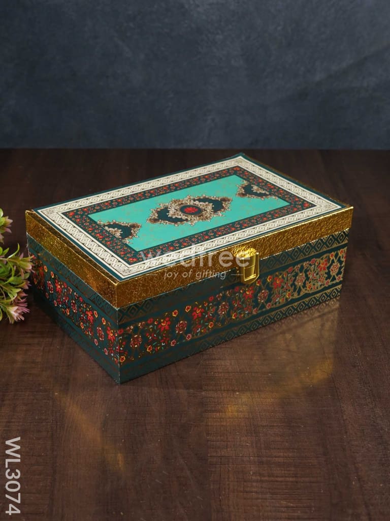 Decorative 2 Jar Dry Fruit Box - Wl3074