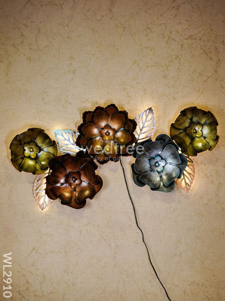 Decorative 5 Flower Hanging - Wl2910 Metal Decor