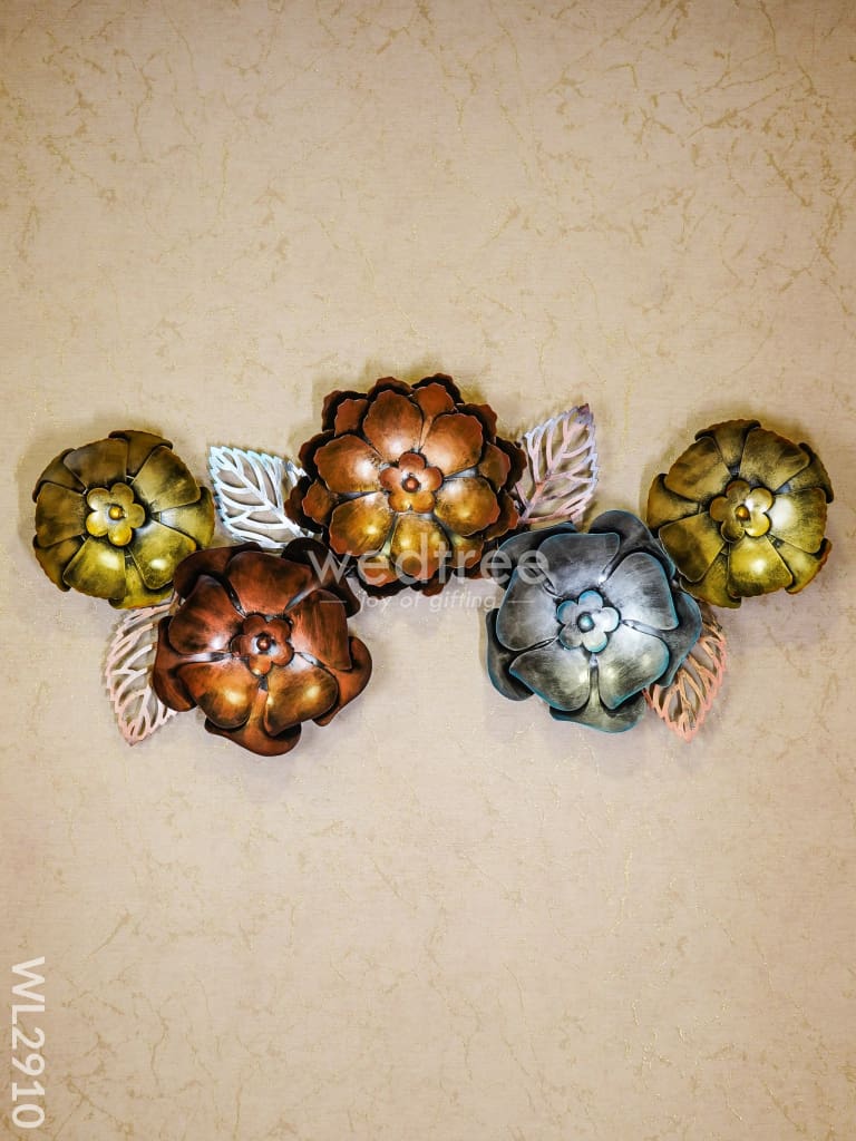 Decorative 5 Flower Hanging - Wl2910 Metal Decor