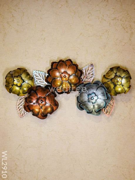 Decorative 5 Flower Hanging - Wl2910 Metal Decor