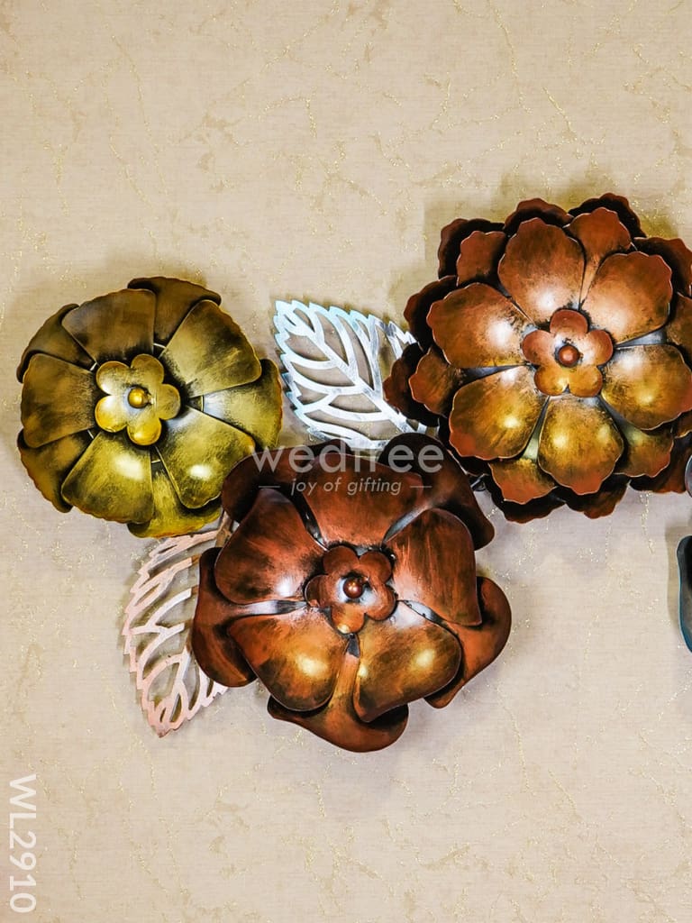 Decorative 5 Flower Hanging - Wl2910 Metal Decor