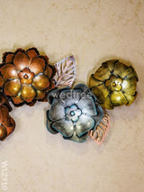 Decorative 5 Flower Hanging - Wl2910 Metal Decor