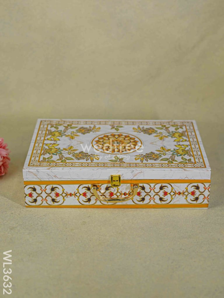 Decorative 6 Jar Dry Fruit Box - Wl3632