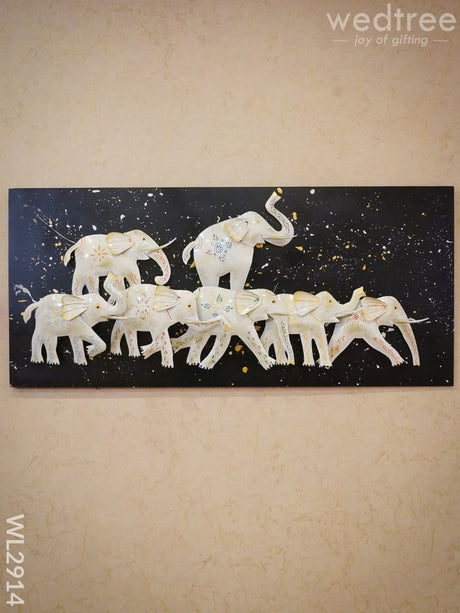 Decorative Elephant Wall Hanging - Wl2914 Metal Decor