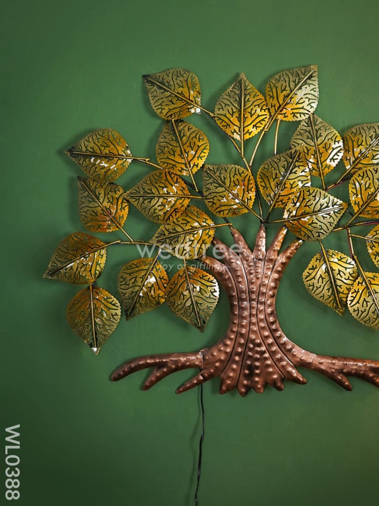 Decorative Golden Leaf Tree (Small) - Wl0388 Metal Decor Hanging