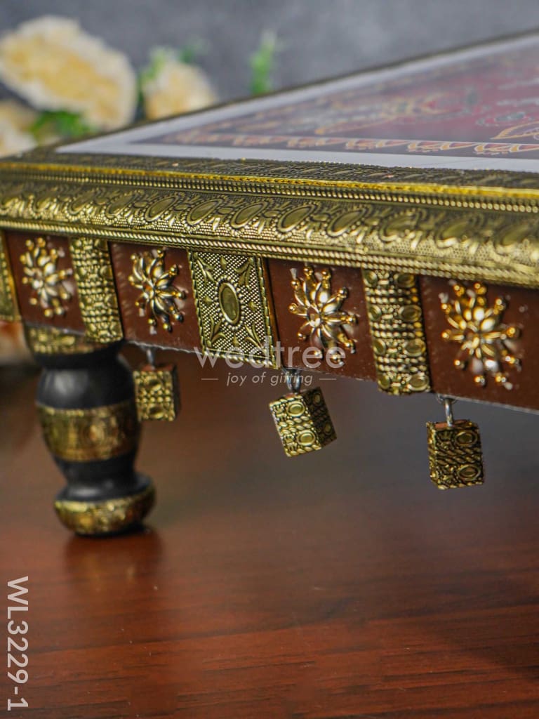 Decorative Golden Oxidized Manai - Wl3229 Meenakari Others