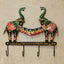 Decorative Key Hanger - Elephant Wl3154 Black Metal Decor Hanging