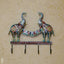 Decorative Key Hanger - Elephant Wl3154 Blue Metal Decor Hanging