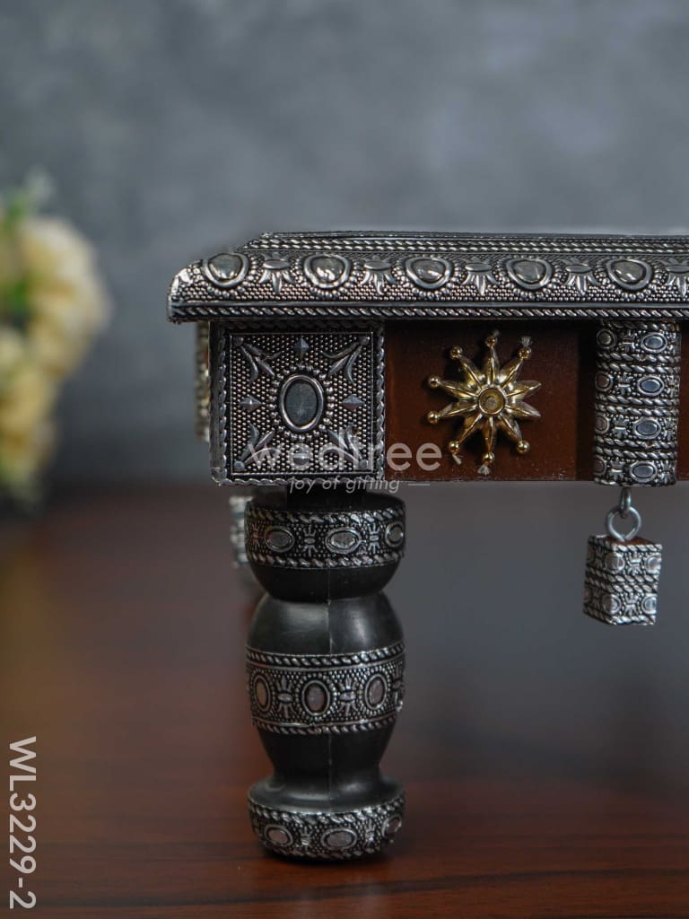 Decorative Silver Oxidized Manai - Wl3229-2 Meenakari Others