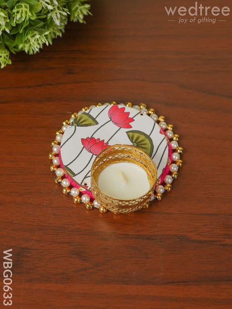 Decorative T - Light Holder Design -1 Wbg0633 Candles & Votives