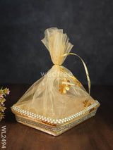 Decorative Tissue Basket ( Tokri ) - Small Wl2494 Wedding Essentials