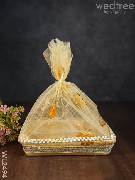 Decorative Tissue Basket ( Tokri ) - Small Wl2494 Wedding Essentials