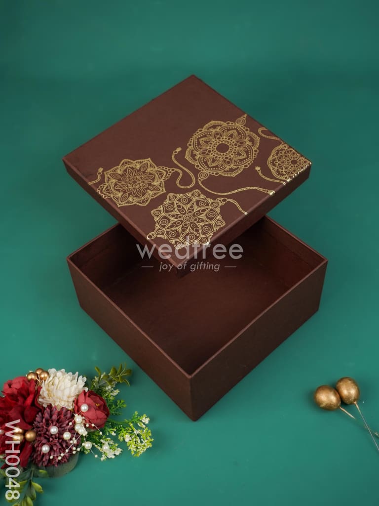 Designer Hamper Box - Brown Wh0048 Hampers