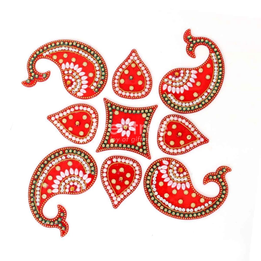 Designer Mango Rangoli Set-W2972 Home Decors