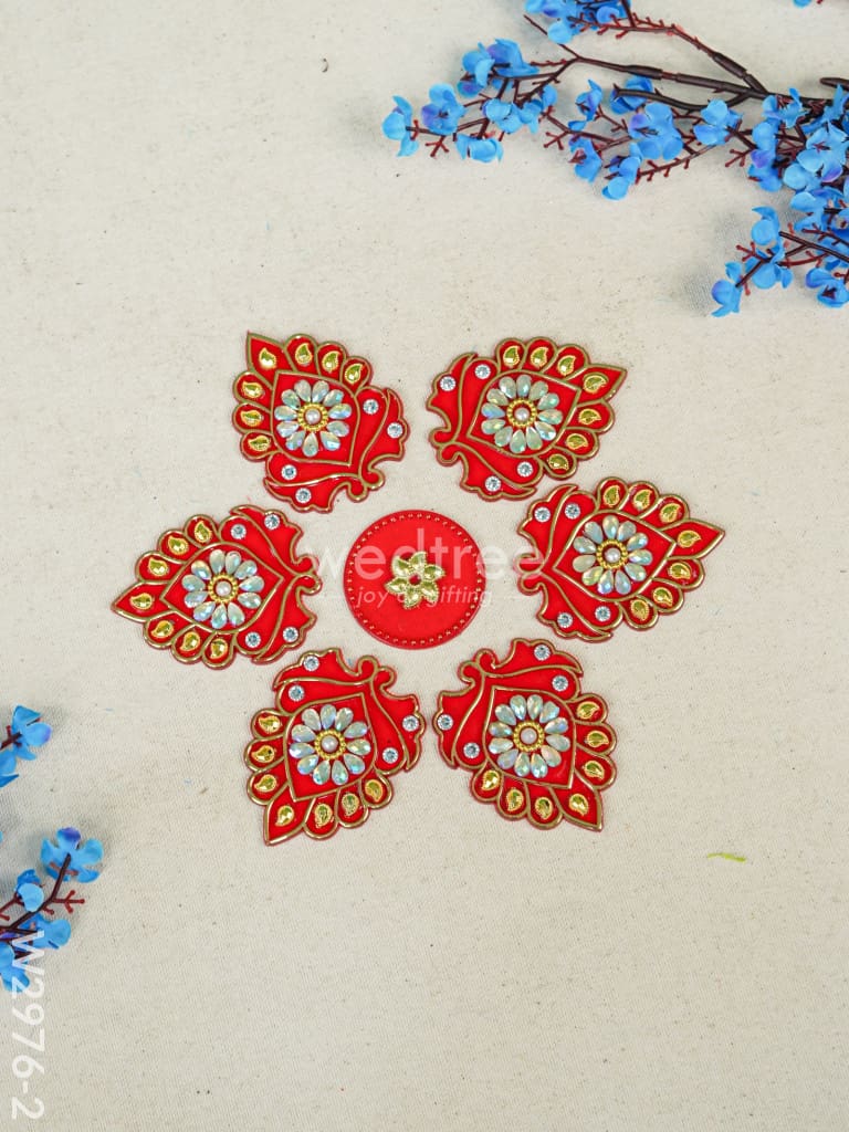 Designer Rangoli Mixed Design - W2976 Pooja Utilities