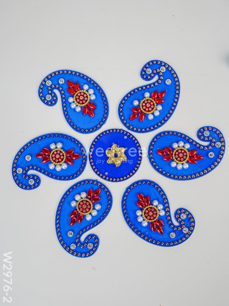 Designer Rangoli Mixed Design - W2976 Pooja Utilities