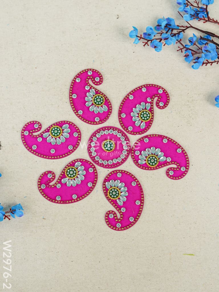 Designer Rangoli Mixed Design - W2976 Pooja Utilities