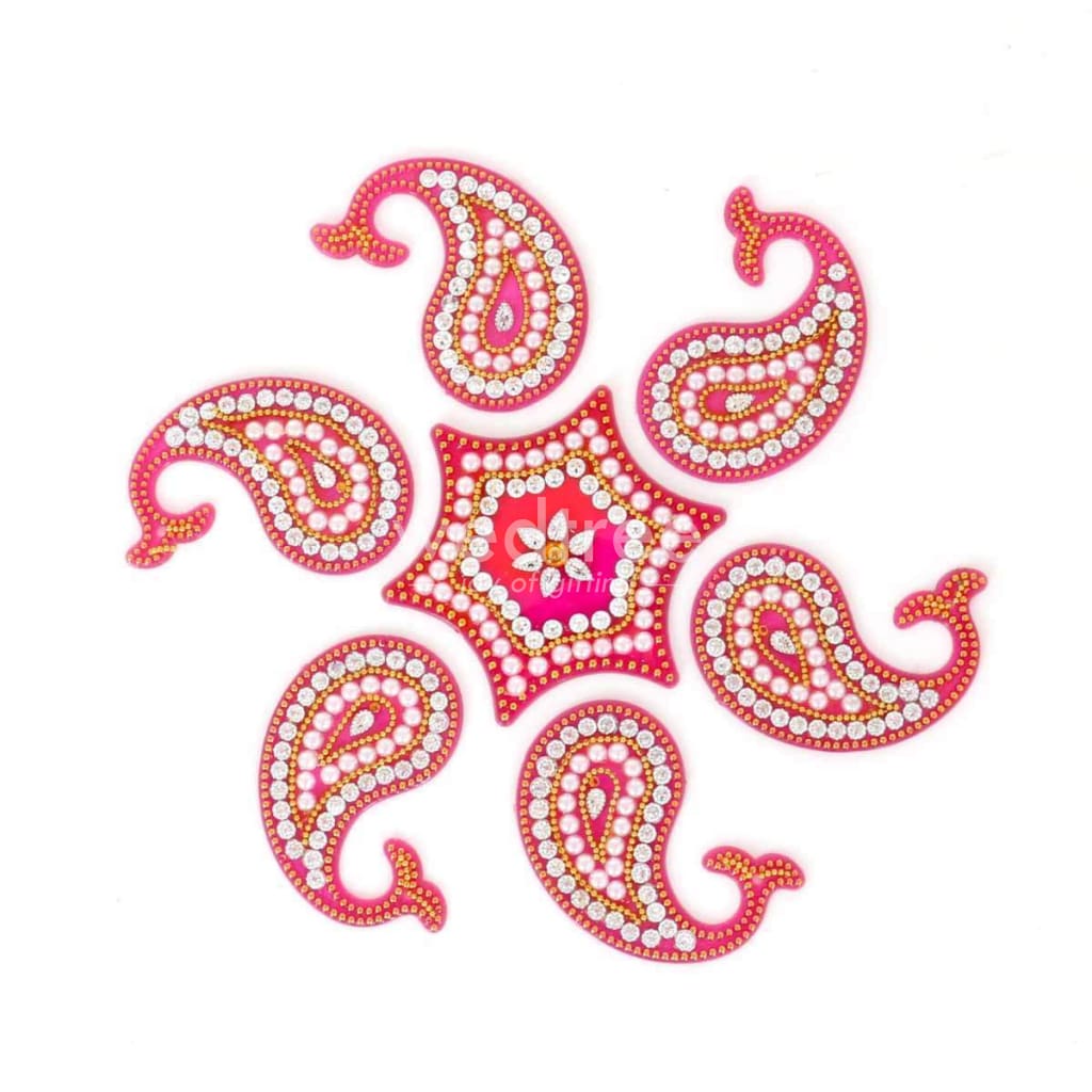 Designer Rangoli Mixed Design-W2976 Home Decors