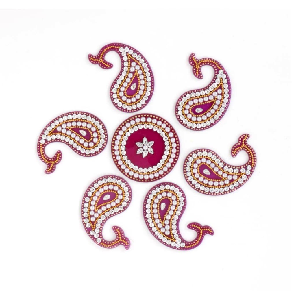 Designer Rangoli Mixed Design-W2976 Home Decors