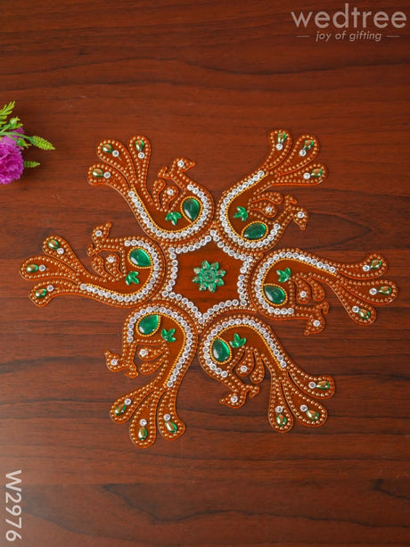 Designer Rangoli Mixed Design - W2976 Pooja Utilities