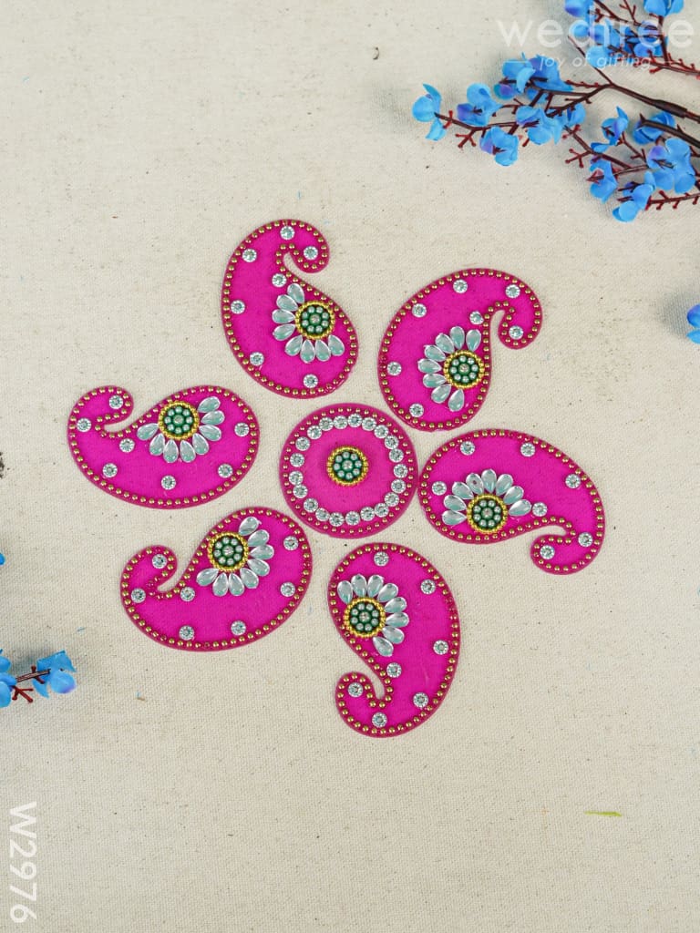 Designer Rangoli Mixed Design - W2976 Pooja Utilities