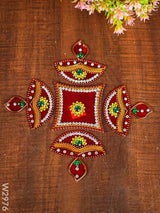 Designer Rangoli Mixed Design - W2976 Pooja Utilities