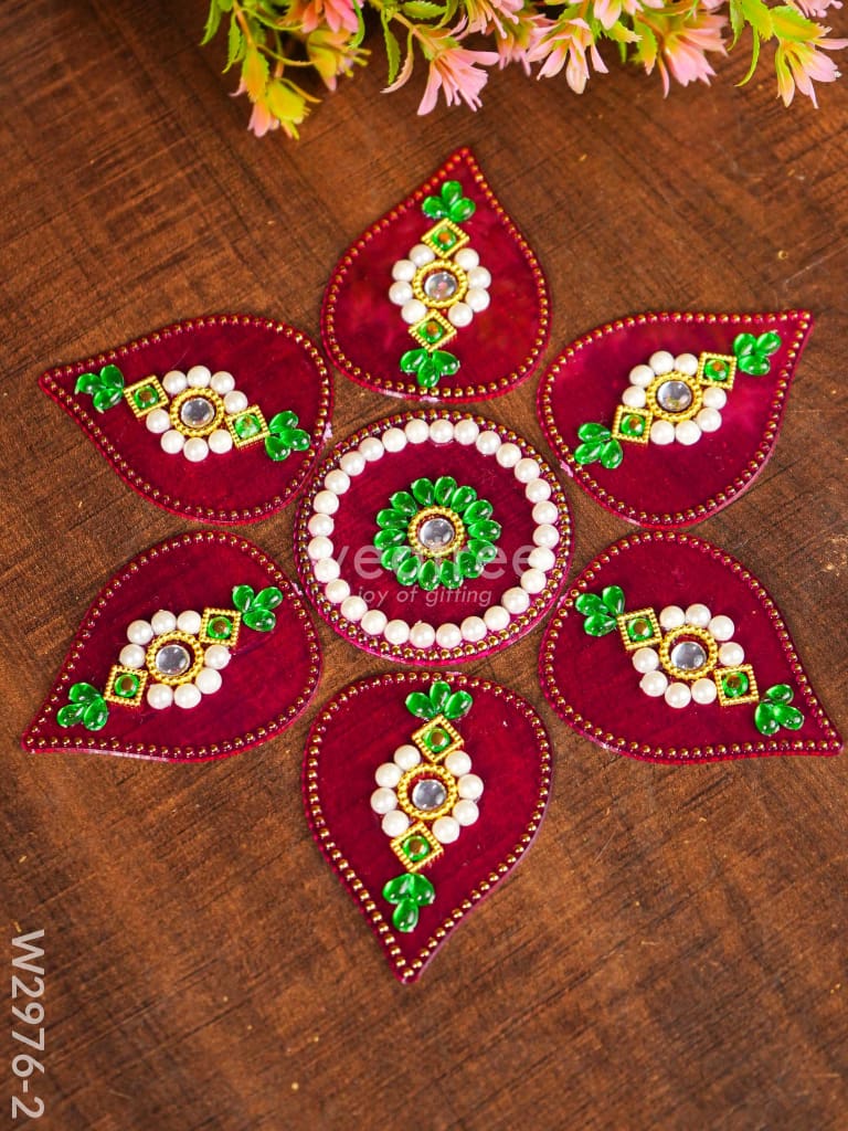 Designer Rangoli Mixed Design - W2976 Pooja Utilities