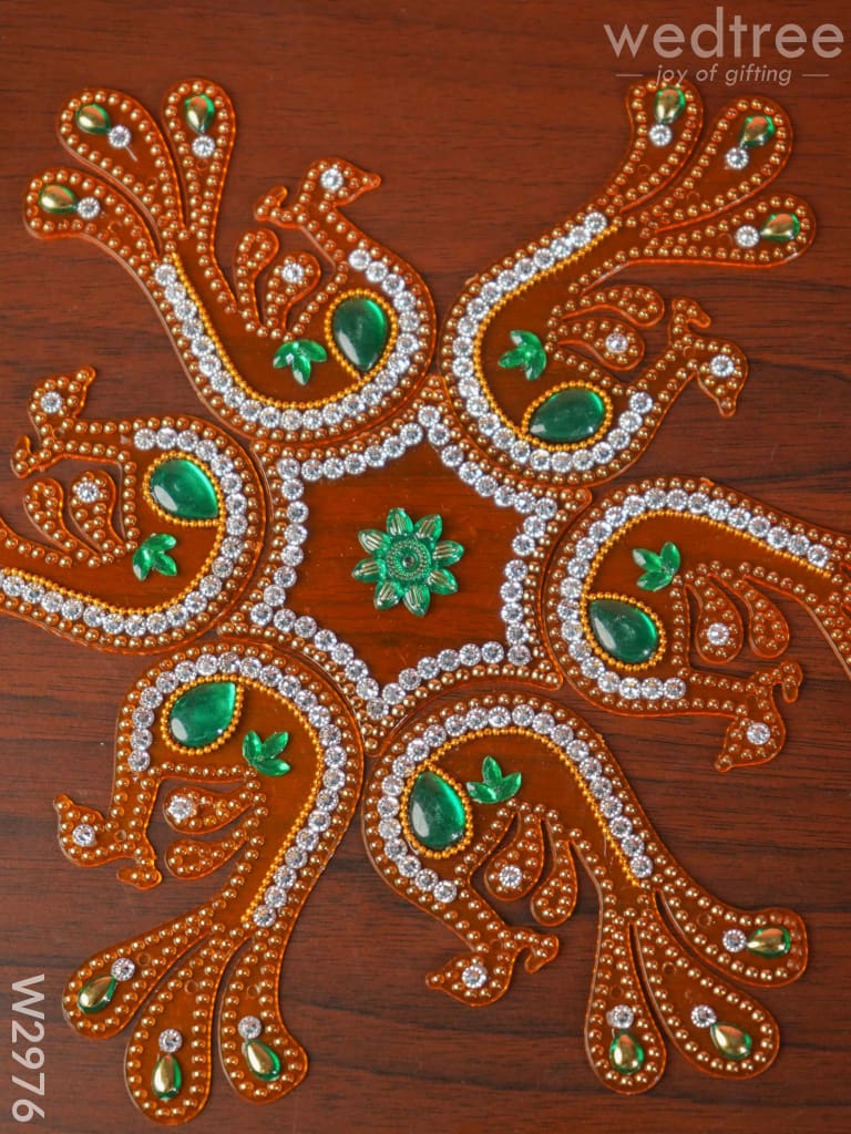 Designer Rangoli Mixed Design - W2976 Pooja Utilities