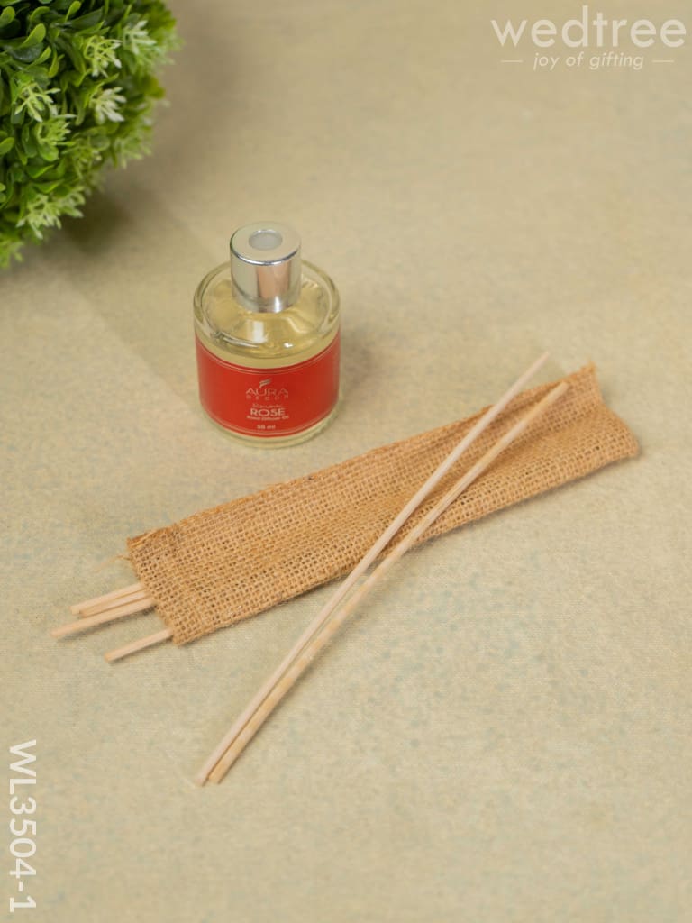 Diffuser Oil With Stick - Rose Wl3504-1 Candles & Votives