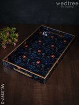 Digital Printed Floral Tray - Wl3197 Big Wooden Trays