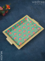 Digital Printed Meenakari Tray - Wl4254 Trays & Plates