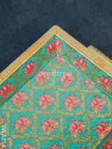 Digital Printed Meenakari Tray - Wl4254 Trays & Plates