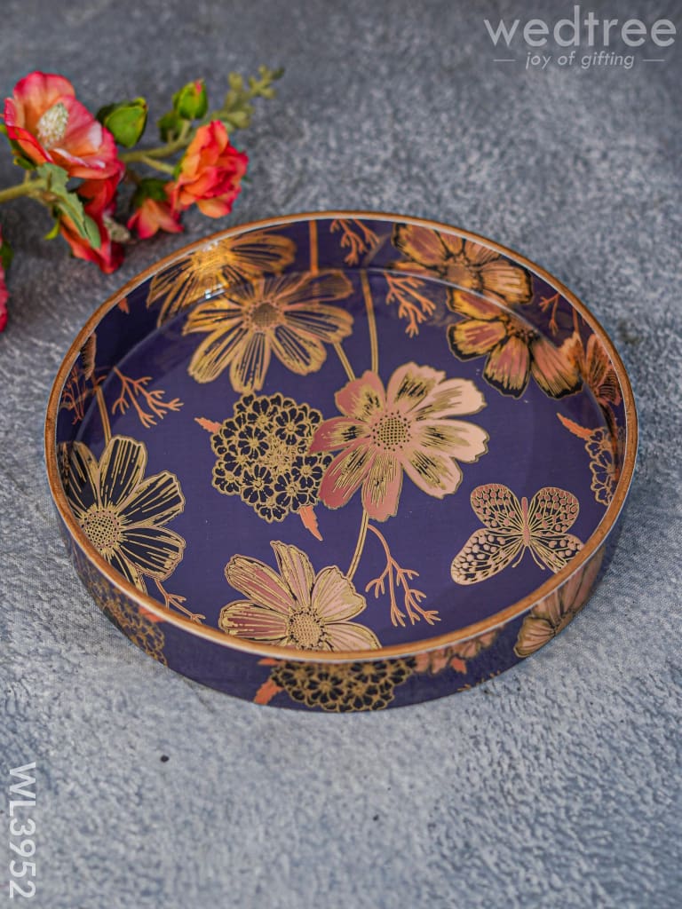 Digital Printed Round Tray - Wl3952 Wooden Trays