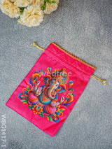 Digital Printed String Bag - Wbg1417 Ganesha Bags