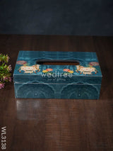 Digital Printed Tissue Box With Pichwai Prints - Wl3138 Dining Essentials