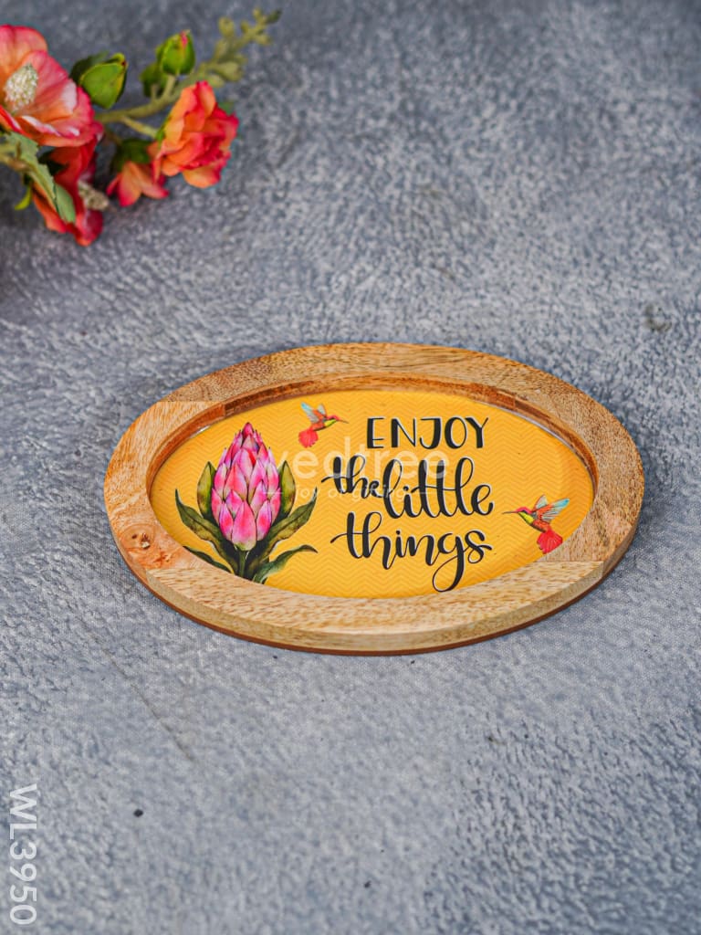 Digital Printed Wooden Oval Platter - Wl3950 Trays